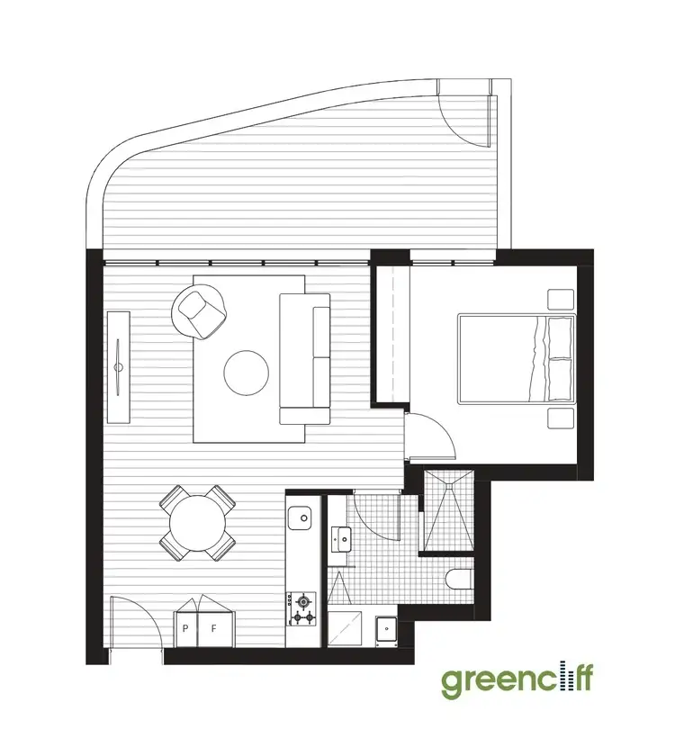 Floorplan of Homely apartment listing, 4/71 Renwick St, Redfern NSW 2016