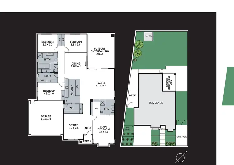 Floorplan of Homely house listing, 30 Monica Drive, Drouin VIC 3818
