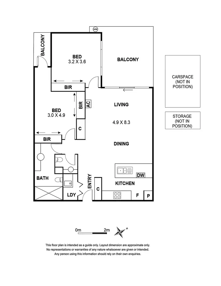 Floorplan of Homely apartment listing, 1/2 Alfred Street, Aspendale VIC 3195