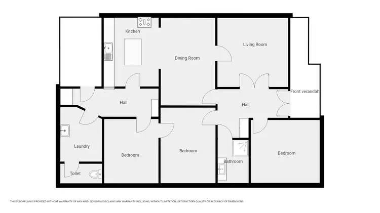 Floorplan of Homely house listing, 2 Luke St, Stawell VIC 3380