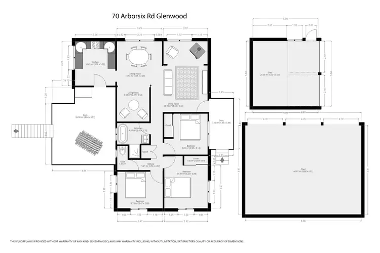 Floorplan of Homely house listing, 70 Arborsix Rd, Glenwood QLD 4570
