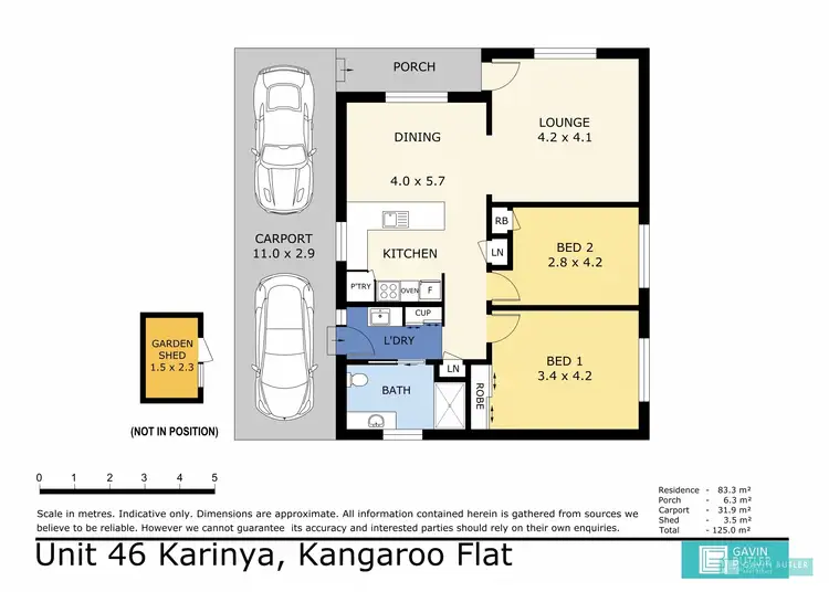 Floorplan of Homely house listing, 46/1-11 Furness St, Kangaroo Flat VIC 3555