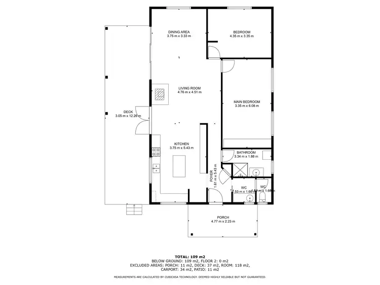 Floorplan of Homely rural property listing, 218 Back Creek Rd, Nethercote NSW 2549