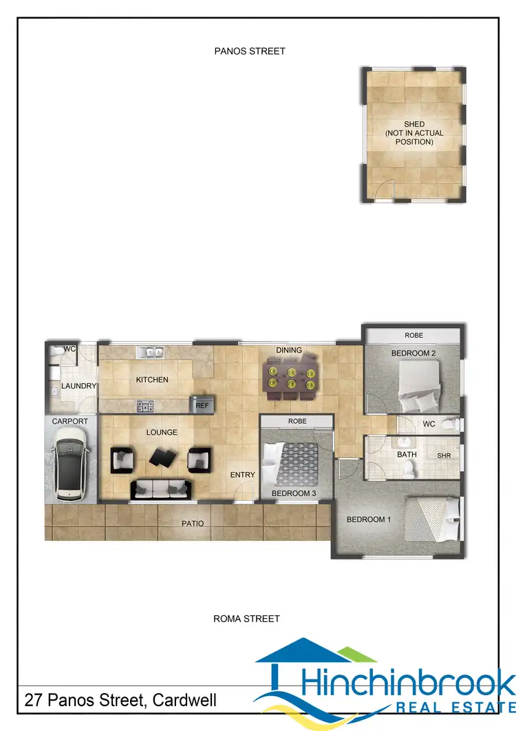 Floorplan of Homely house listing, 27 Panos Street, Cardwell QLD 4849
