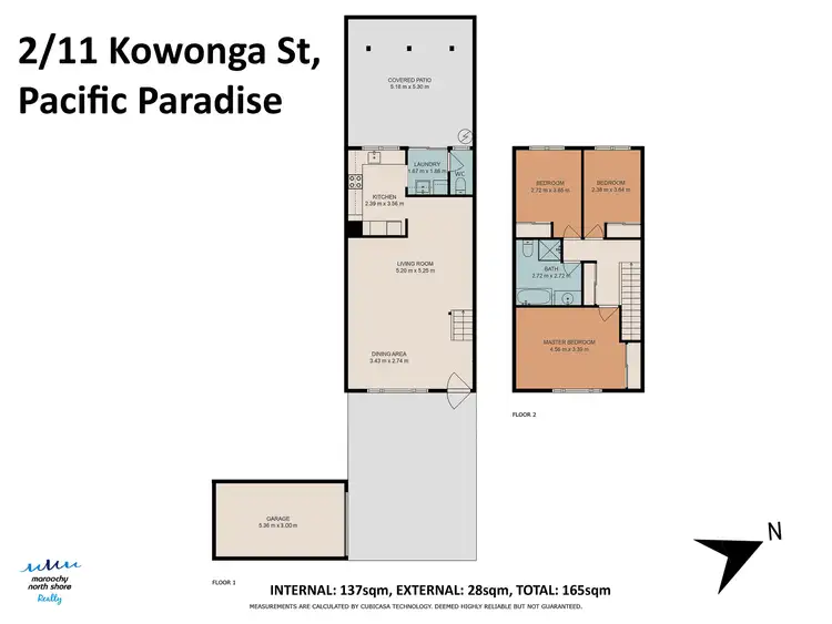 Floorplan of Homely townhouse listing, Unit 2/11-13 Kowonga St, Pacific Paradise QLD 4564