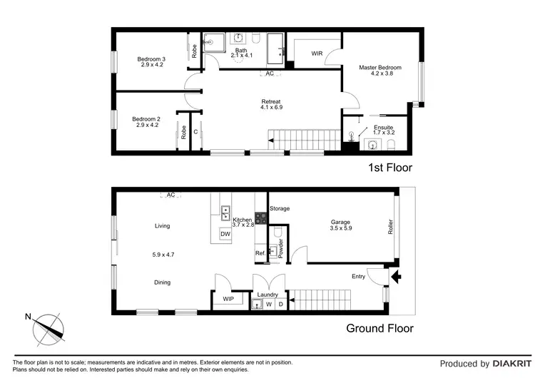 Floorplan of Homely house listing, 13 Aldea Crescent, Avondale Heights VIC 3034