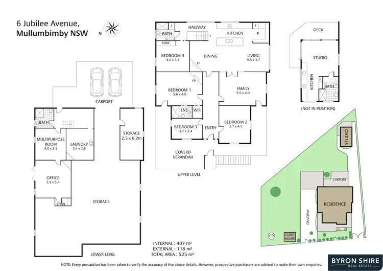 Floorplan of Homely house listing, 6 Jubilee Avenue, Mullumbimby NSW 2482