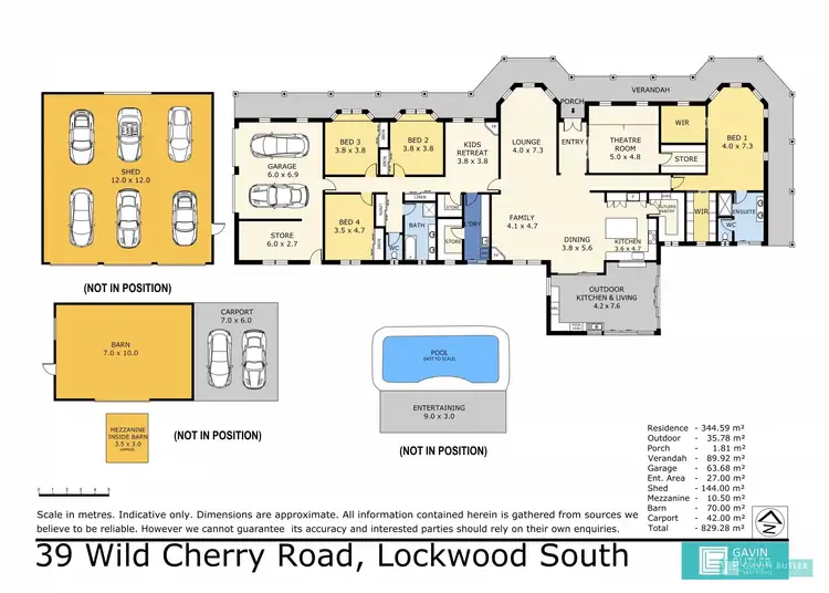 Floorplan of Homely house listing, 39 Wild Cherry Rd, Lockwood South VIC 3551