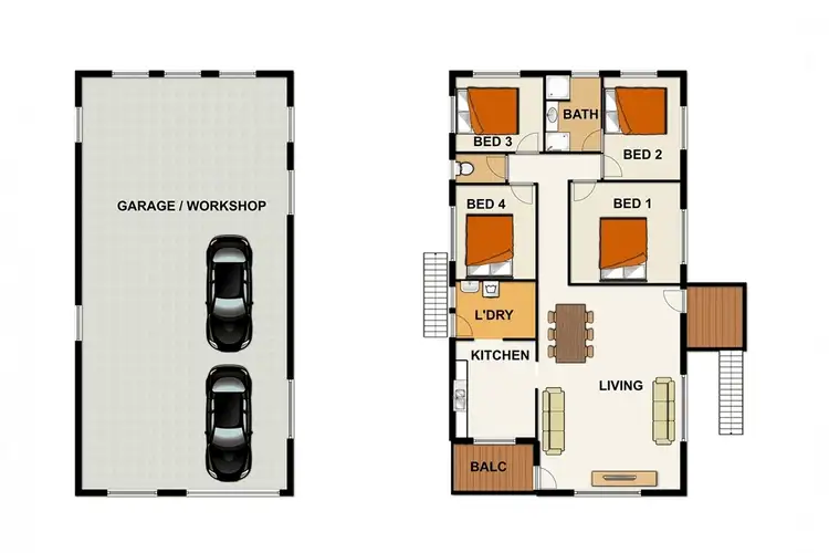 Floorplan of Homely house listing, 95 Hampton St, Durack QLD 4077