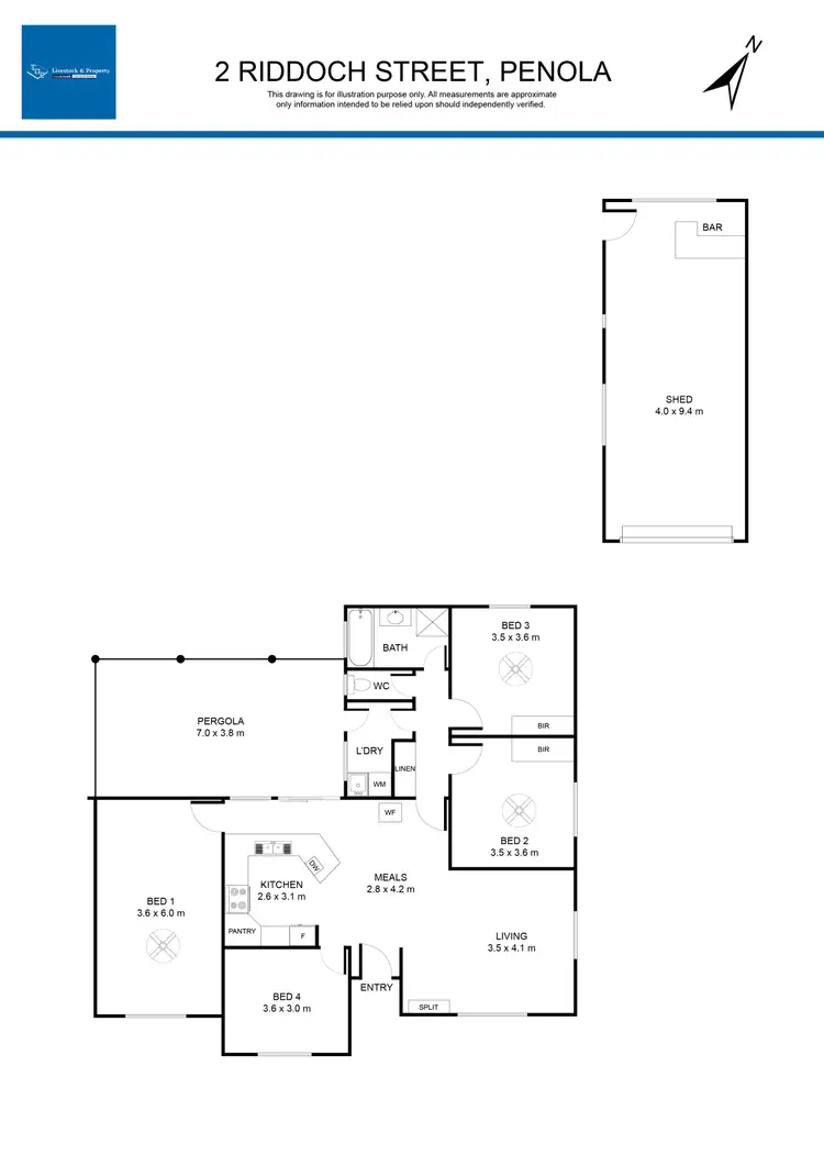 Floorplan of Homely house listing, 2 Riddoch St, Penola SA 5277