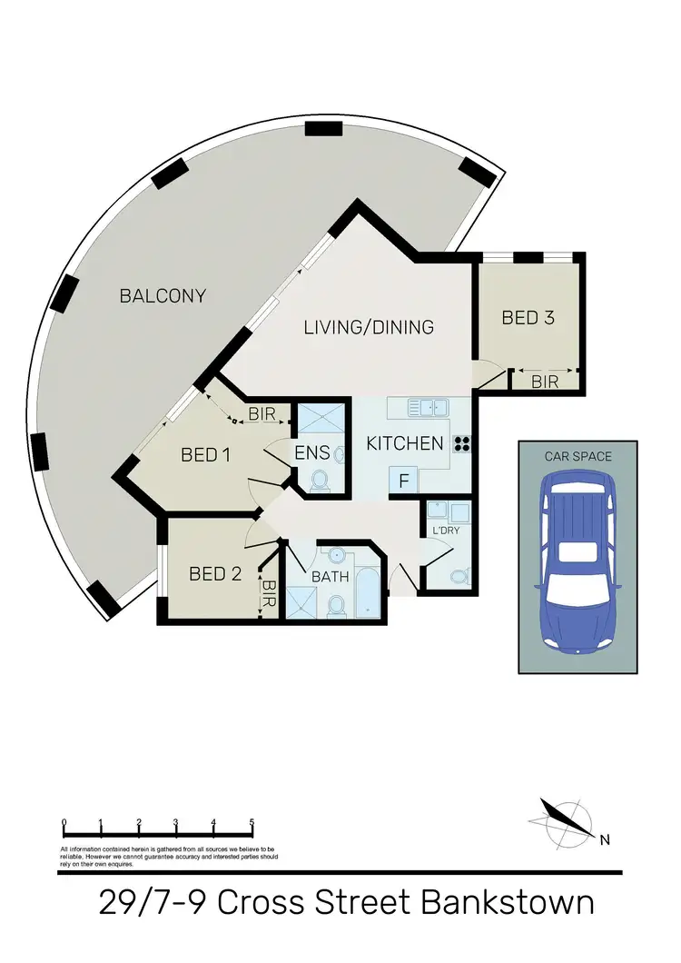 Floorplan of Homely apartment listing, Unit 29/7-9 Cross St, Bankstown NSW 2200