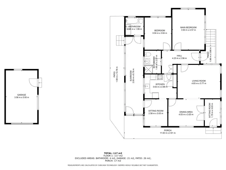 Floorplan of Homely house listing, 27 Monaro St, Pambula NSW 2549