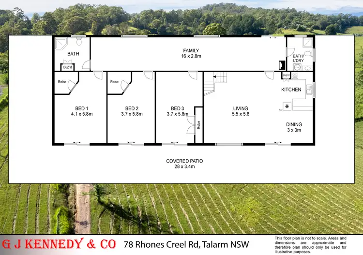 Floorplan of Homely house listing, 78 Rhones Creek Rd, Talarm NSW 2447