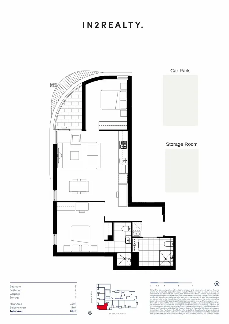 Floorplan of Homely apartment listing, 106/8 Elgin St, Carlton VIC 3053