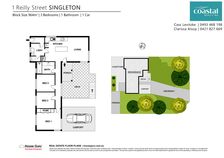Floorplan of Homely house listing, 1 Reilly St, Singleton WA 6175