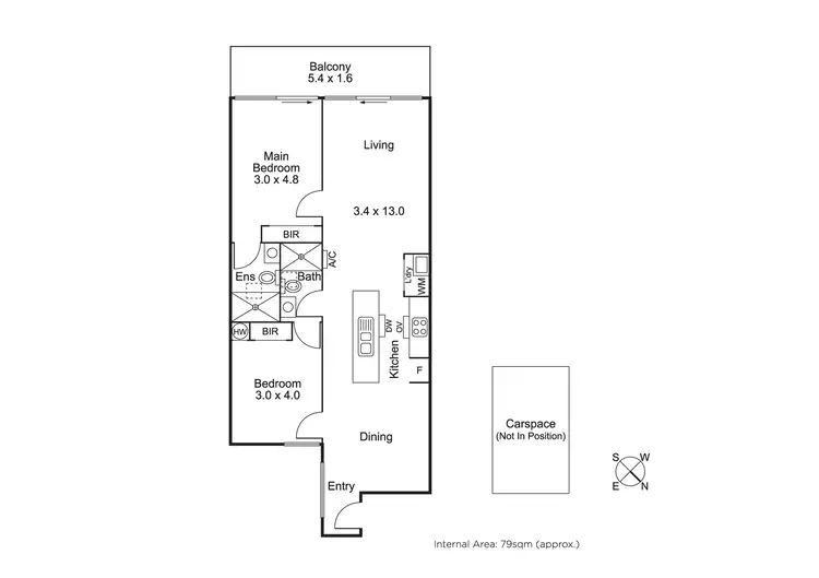 Floorplan of Homely apartment listing, 3/28 Horne Street, Elsternwick VIC 3185