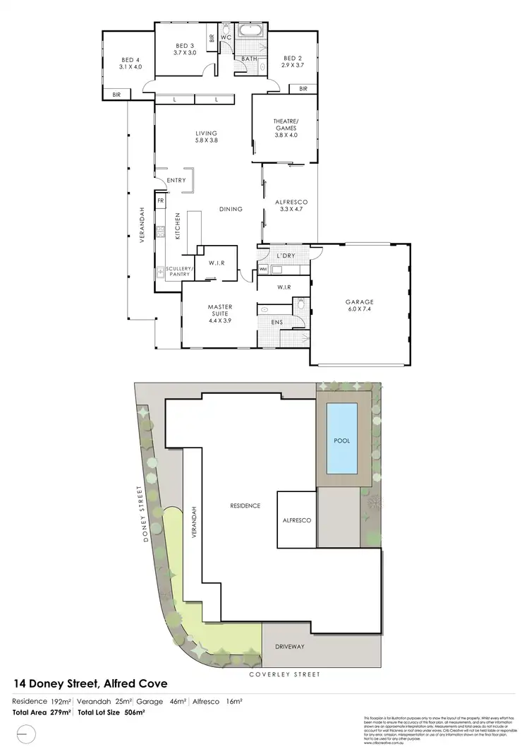 Floorplan of Homely house listing, 14 Doney Street, Alfred Cove WA 6154