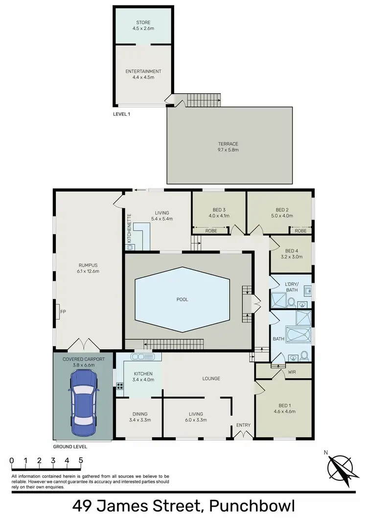 Floorplan of Homely house listing, 49 James St, Punchbowl NSW 2196