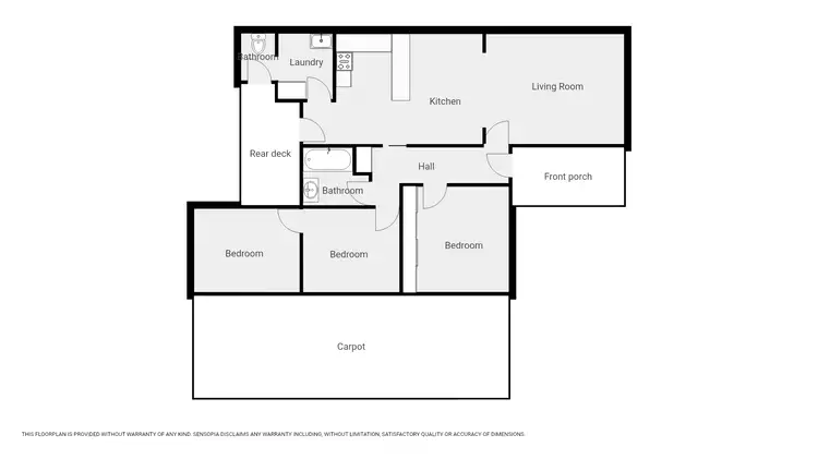 Floorplan of Homely house listing, 1 Sharpley Ave, Stawell VIC 3380