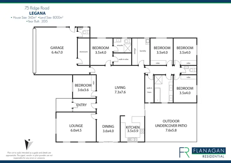 Floorplan of Homely house listing, 75 Ridge Rd, Legana TAS 7277