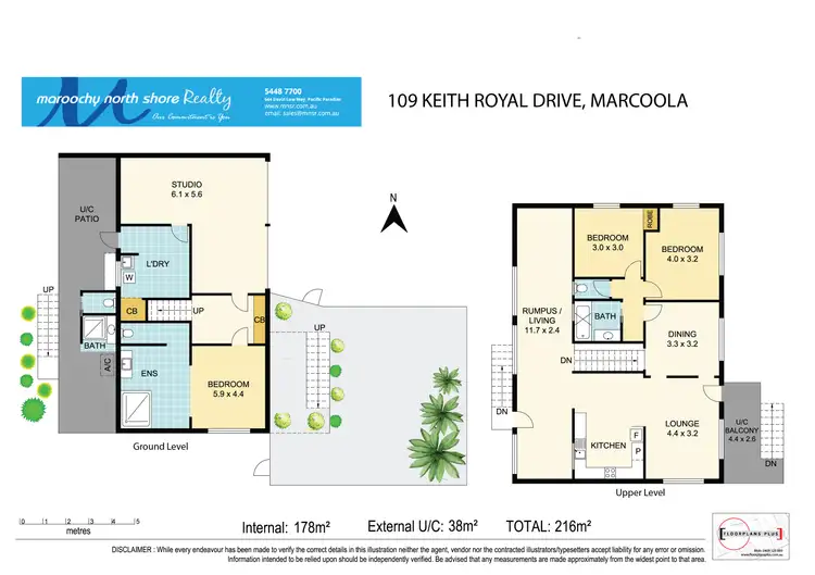 Floorplan of Homely house listing, 109 Keith Royal Dr, Marcoola QLD 4564