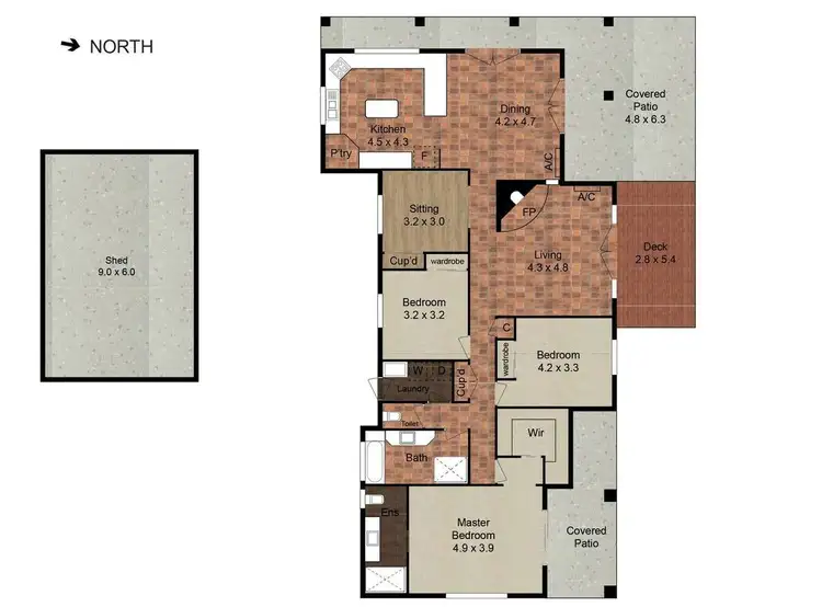 Floorplan of Homely house listing, 189-197 Bamboo Dr, Cedar Vale QLD 4285