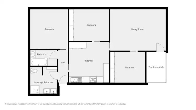 Floorplan of Homely house listing, 8 Kofoed St, Stawell VIC 3380
