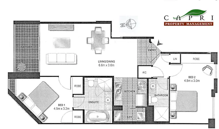Floorplan of Homely apartment listing, 28/1 Brown Street, Ashfield NSW 2131