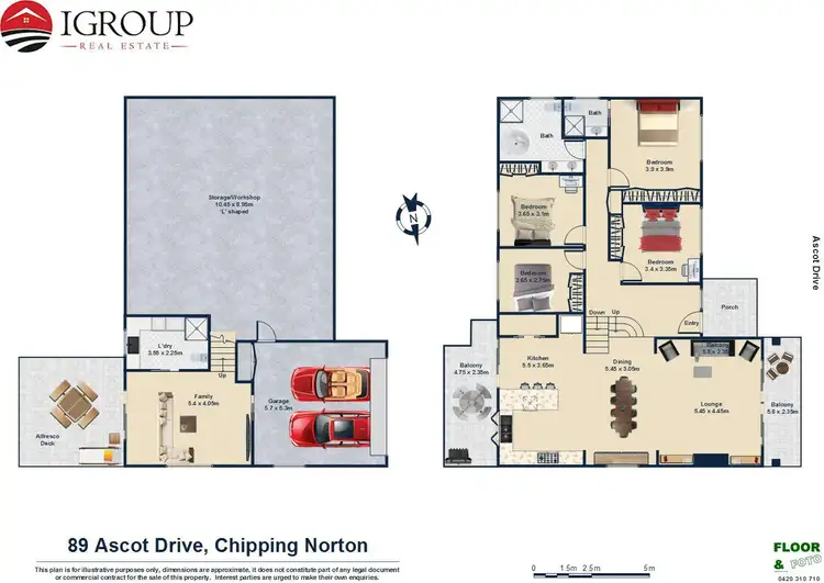 Floorplan of Homely house listing, 89 Ascot Dr, Chipping Norton NSW 2170