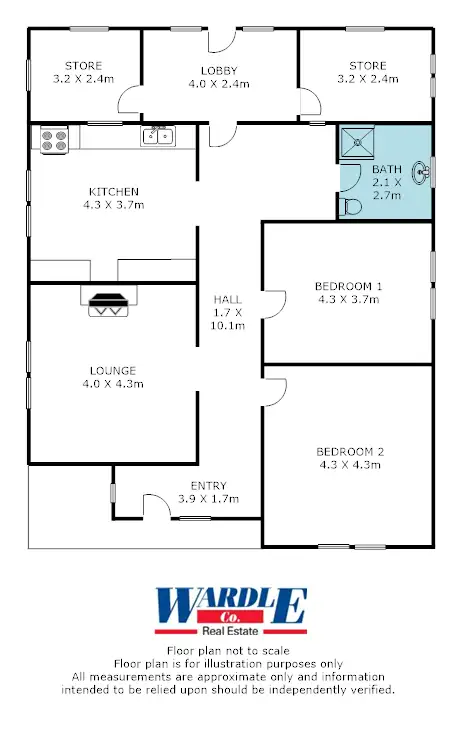 Floorplan of Homely house listing, 10 John Street, Spalding SA 5454