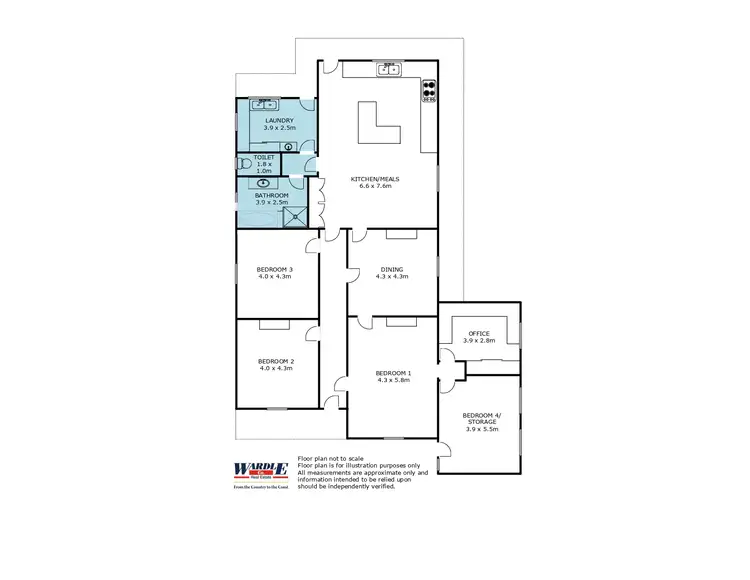 Floorplan of Homely rural property listing, 377 Milcowie Rd, Nurom SA 5523