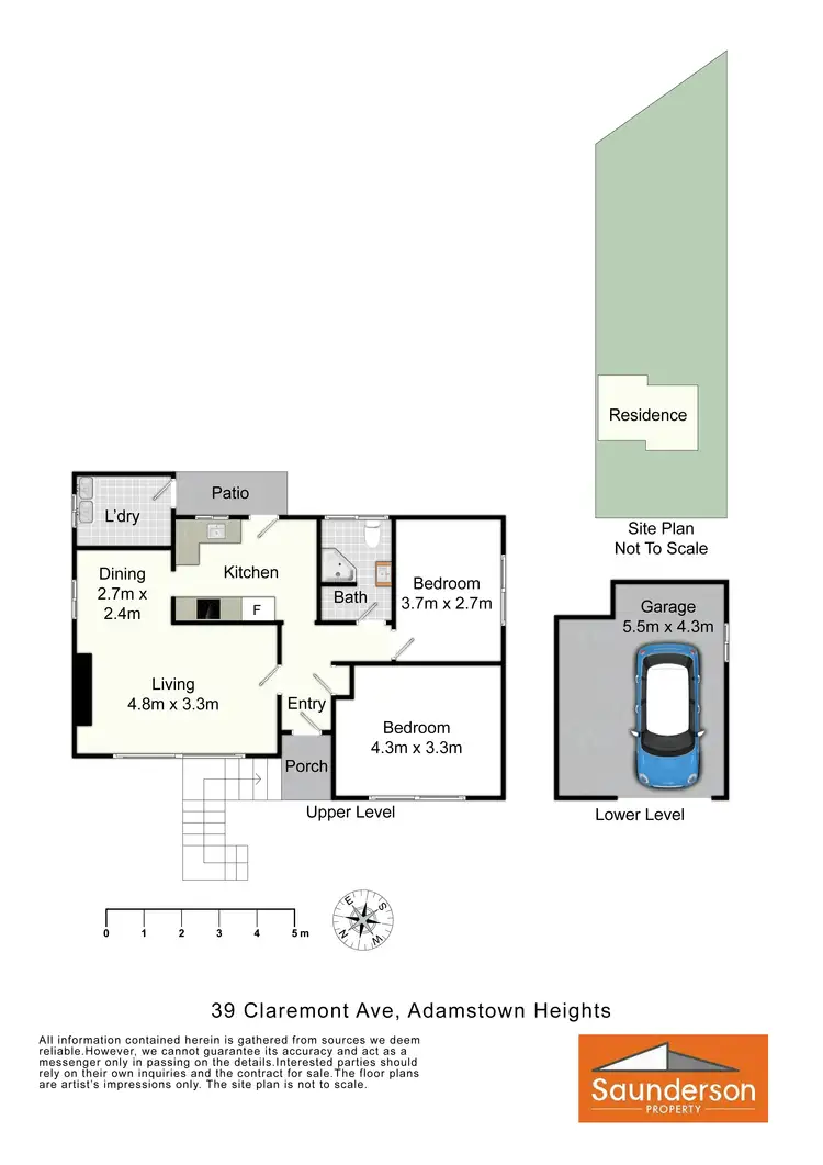Floorplan of Homely house listing, 39 Claremont Ave, Adamstown Heights NSW 2289