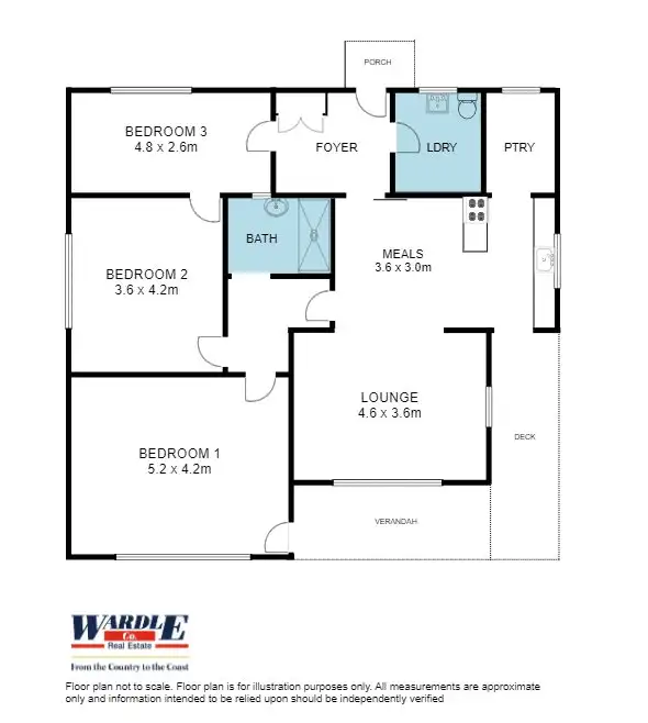 Floorplan of Homely house listing, 6 Ardrossan Rd, Maitland SA 5573