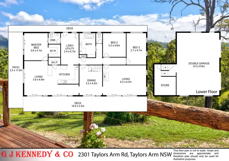 Floorplan of Homely house listing, 2301 Taylors Arm Rd, Taylors Arm NSW 2447