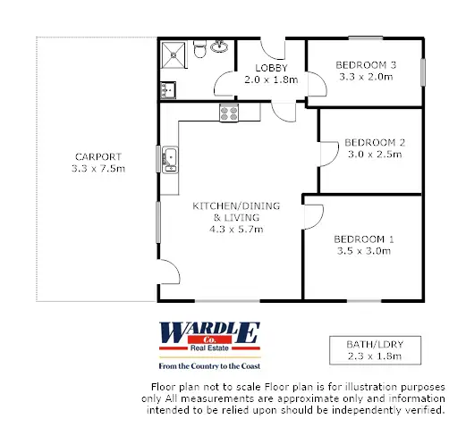 Floorplan of Homely house listing, 8 Garfish Rd, Fisherman Bay SA 5522
