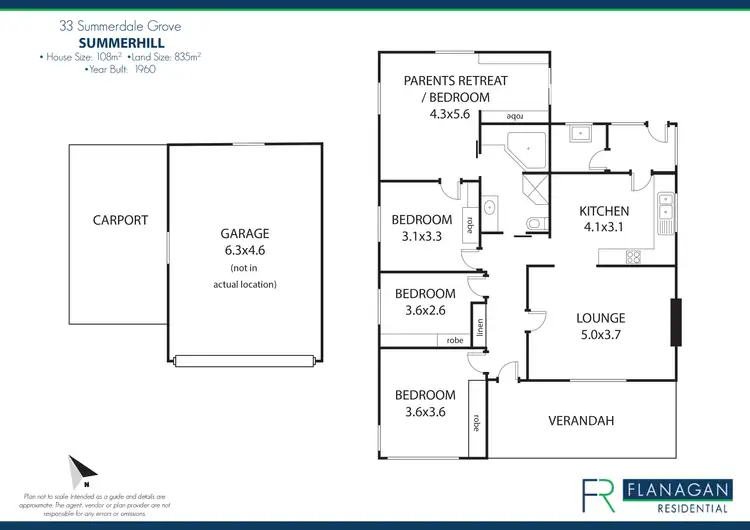 Floorplan of Homely house listing, 33 Summerdale Gr, Summerhill TAS 7250