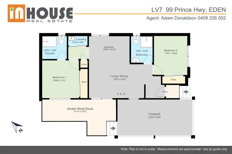 Floorplan of Homely house listing, LV7/99 Princes Highway, Eden NSW 2551