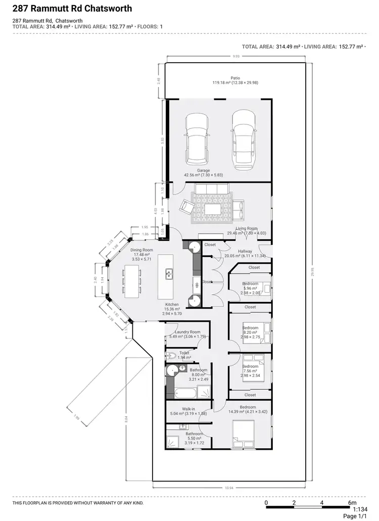 Floorplan of Homely house listing, 287 Rammutt Rd, Chatsworth QLD 4570