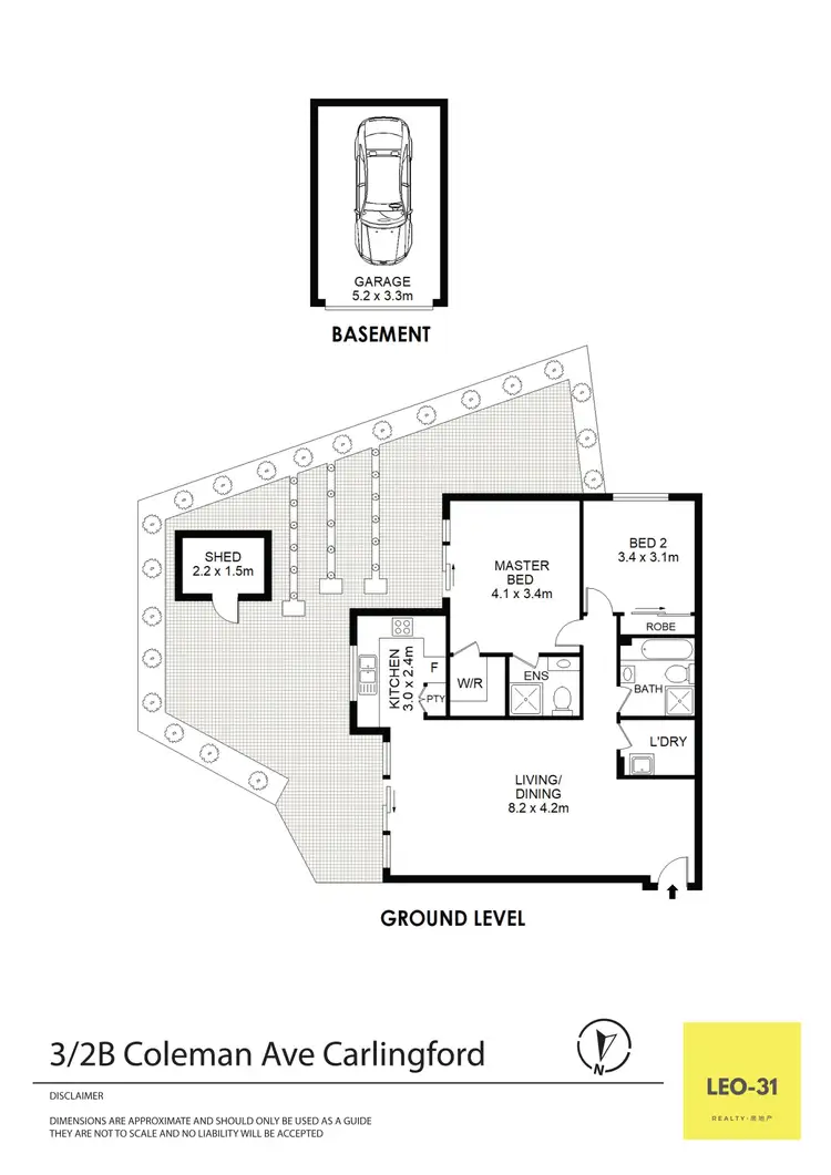 Floorplan of Homely unit listing, Unit 3/2B Coleman Ave, Carlingford NSW 2118