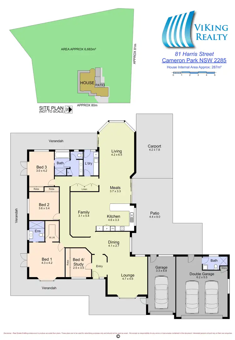 Floorplan of Homely house listing, 81 Harris St, Cameron Park NSW 2285