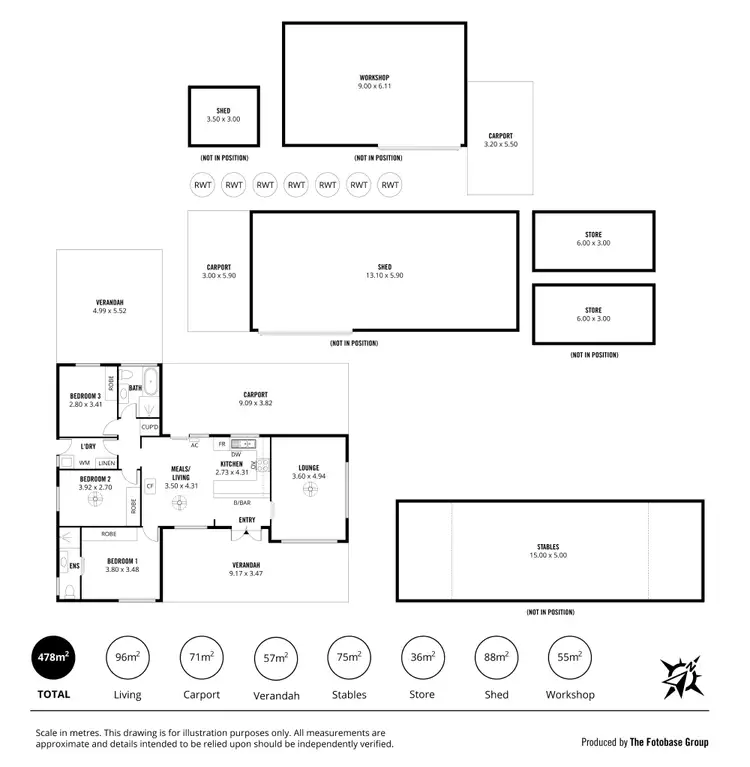 Floorplan of Homely house listing, 304a Paechtown Rd, Paechtown SA 5245