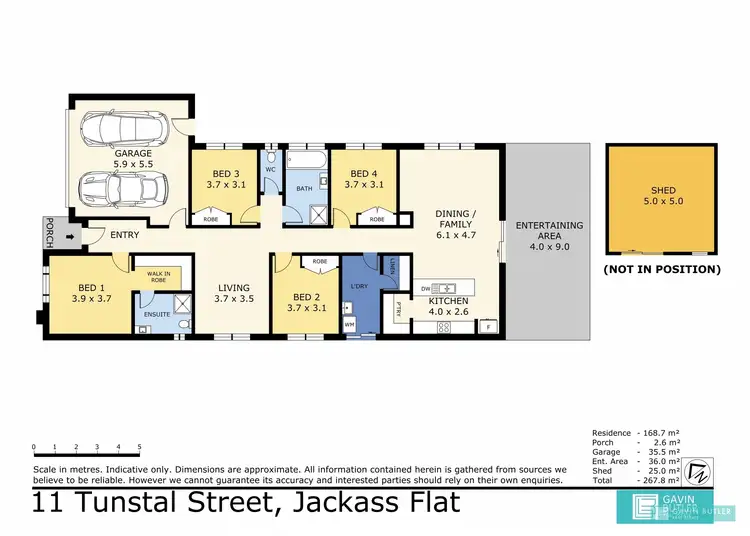 Floorplan of Homely house listing, 11 Tunstal St, Jackass Flat VIC 3556