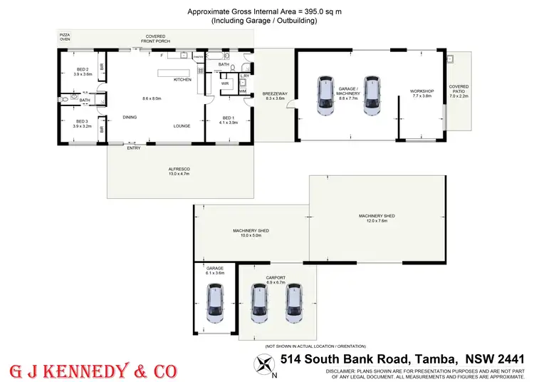 Floorplan of Homely house listing, 514 South Bank Rd, Tamban NSW 2441