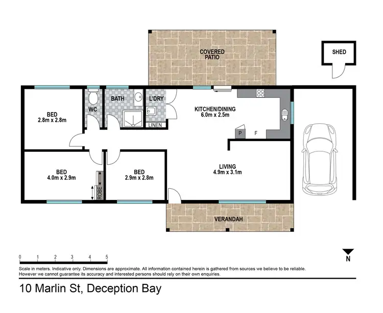 Floorplan of Homely house listing, 10 Marlin St, Deception Bay QLD 4508