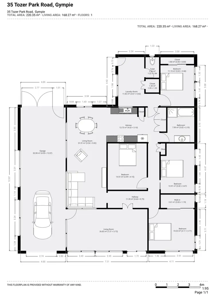 Floorplan of Homely house listing, 35 Tozer Park Rd, Gympie QLD 4570