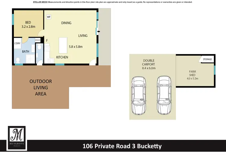 Floorplan of Homely rural property listing, 106 Private Road 3, Bucketty NSW 2250
