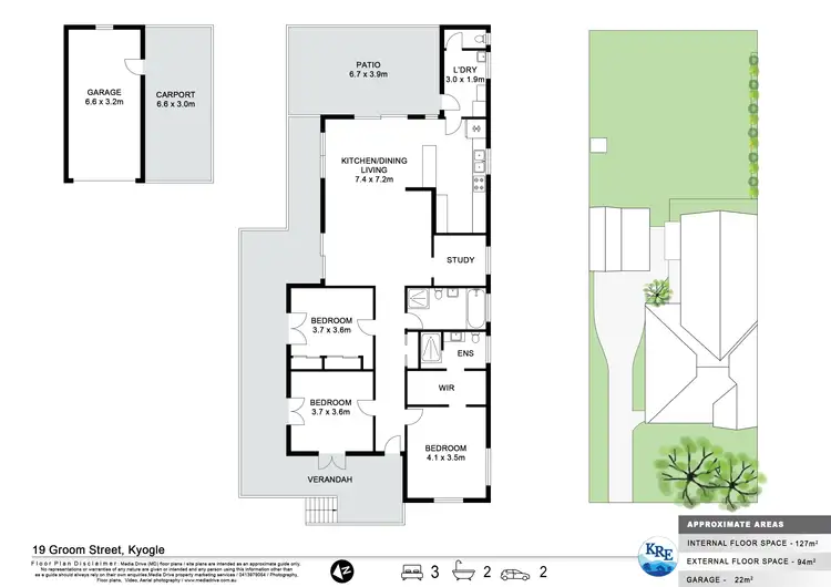 Floorplan of Homely house listing, 19 Groom Street, Kyogle NSW 2474