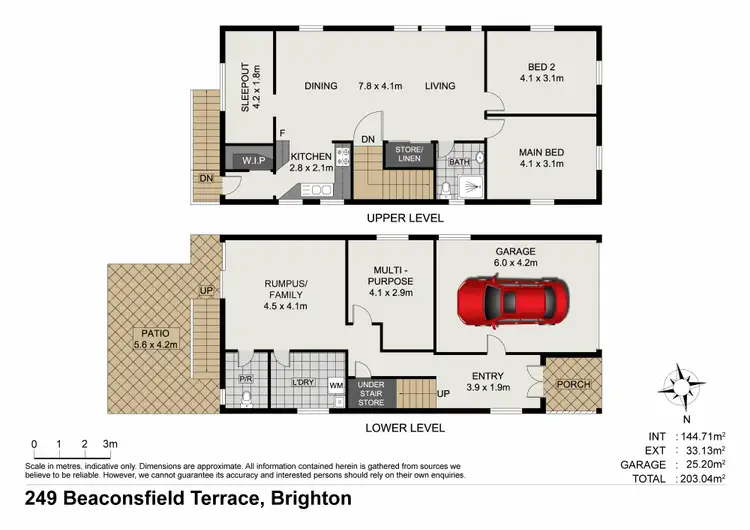 Floorplan of Homely house listing, 249 Beaconsfield Tce, Brighton QLD 4017