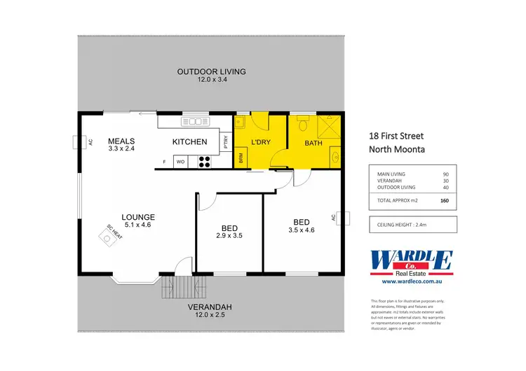 Floorplan of Homely house listing, 18 First St, Moonta SA 5558
