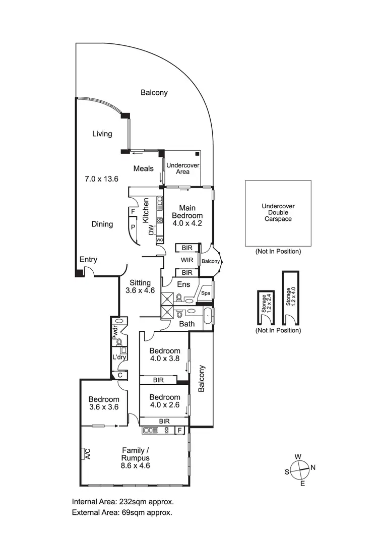 Floorplan of Homely apartment listing, 3/36 Esplanade, Brighton VIC 3186